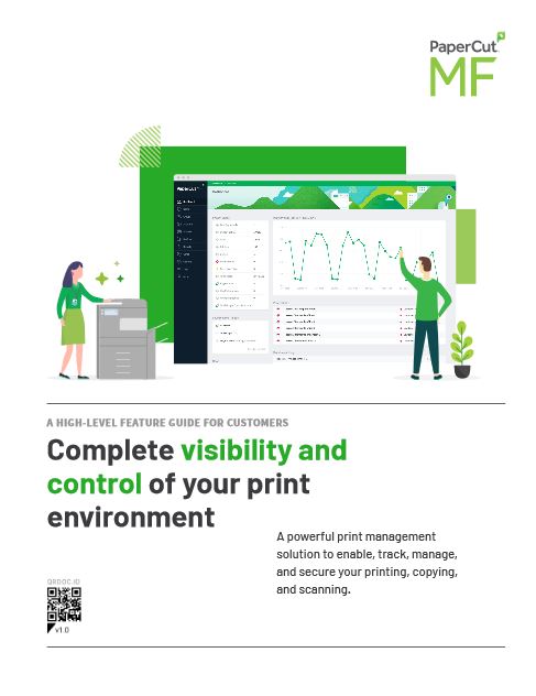 Full Brochure Cover, Papercut MF, Advanced Office Copiers, Cleveland, Akron, Ohio, OH, Copier, Printer, MFP, Sharp, Kyocera, KIP, HP, Brother