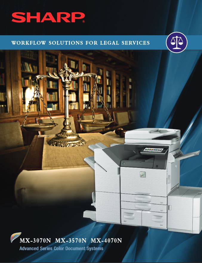 Color Advanced Legal Brochure Cover, Sharp, Advanced Office Copiers, Cleveland, Akron, Ohio, OH, Copier, Printer, MFP, Sharp, Kyocera, KIP, HP, Brother