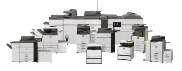 whole product line, Sharp, Advanced Office Copiers, Cleveland, Akron, Ohio, OH, Copier, Printer, MFP, Sharp, Kyocera, KIP, HP, Brother